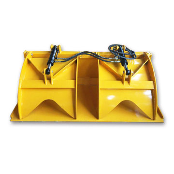 OEM Factory Price Skid Steer Loader Attachments Diy Hydraulic Root Grapple Bucket for Sale